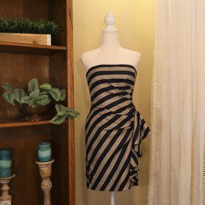 NWT BCBGIRLS DarkInkCombo Strapless Dress size 6